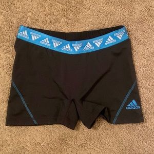 Adidas spandex/running shorts